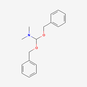 molecular formula C17H21NO2 B1581899 Methanamine, N,N-dimethyl-1,1-bis(phenylmethoxy)- CAS No. 2016-04-8