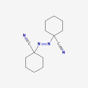 molecular formula C14H20N4 B1581900 1,1'-偶氮双(环己烷甲腈) CAS No. 2094-98-6