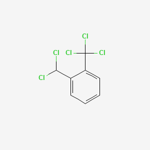 molecular formula C8H5Cl5 B1581909 1-(Dichloromethyl)-2-(trichloromethyl)benzene CAS No. 2741-57-3
