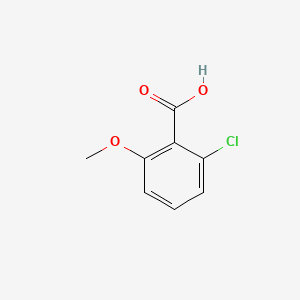 molecular formula C8H7ClO3 B1581917 2-Chloro-6-methoxybenzoic acid CAS No. 3260-89-7