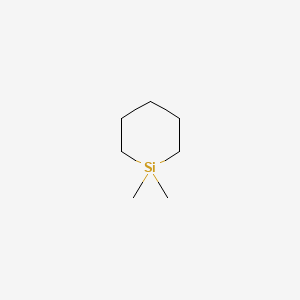 molecular formula C7H16Si B1581925 1,1-Dimethylsilacyclohexane CAS No. 4040-74-8