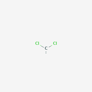 molecular formula CH2Cl2 B158193 Dichlorocarbene CAS No. 1605-72-7