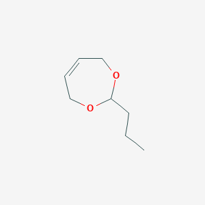 molecular formula C8H14O2 B1581933 2-Propyl-4,7-dihydro-1,3-dioxepine CAS No. 4469-34-5