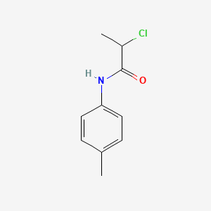 molecular formula C10H12ClNO B1581938 2-chloro-N-(4-methylphenyl)propanamide CAS No. 147372-41-6