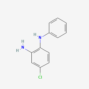 molecular formula C12H11ClN2 B1581940 4-Chloro-n1-phenylbenzene-1,2-diamine CAS No. 42837-74-1