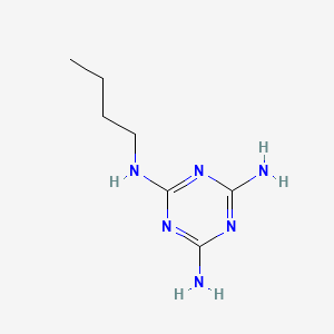 molecular formula C7H14N6 B1581948 2,4-Diamino-6-butylamino-1,3,5-triazine CAS No. 5606-24-6