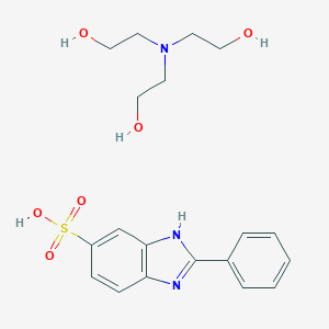 molecular formula C19H25N3O6S B158195 Triethananolamine phenylbenzimidazole sulfonate CAS No. 10020-01-6