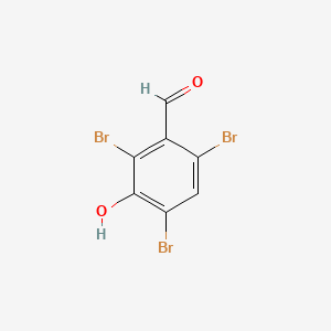 molecular formula C7H3Br3O2 B1581950 2,4,6-三溴-3-羟基苯甲醛 CAS No. 2737-22-6