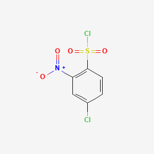 molecular formula C6H3Cl2NO4S B1581952 4-Chloro-2-nitrobenzenesulfonyl chloride CAS No. 4533-96-4
