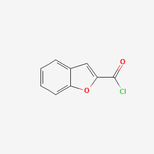 molecular formula C9H5ClO2 B1581960 苯并呋喃-2-甲酰氯 CAS No. 41717-28-6
