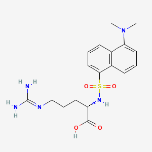 molecular formula C18H25N5O4S B1581968 Dansyl-L-arginine CAS No. 28217-22-3