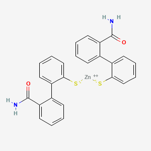 molecular formula C26H20N2O2S2Zn B1581971 Zinc 2'-mercaptobenzanilide CAS No. 30429-79-9