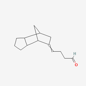 molecular formula C14H20O B1581972 4-(八氢-4,7-甲烷-5H-茚-5-亚甲基)丁醛 CAS No. 30168-23-1