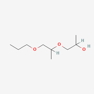 molecular formula C9H20O3 B1581973 2-丙醇，1-(1-甲基-2-丙氧基乙氧基)- CAS No. 29911-27-1