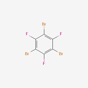 molecular formula C6Br3F3 B1581980 Benzene, 1,3,5-tribromo-2,4,6-trifluoro- CAS No. 2368-49-2