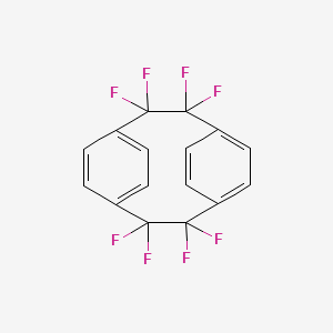 molecular formula C16H8F8 B1581981 1,1,2,2,9,9,10,10-八氟[2.2]对二环己烷 CAS No. 3345-29-7