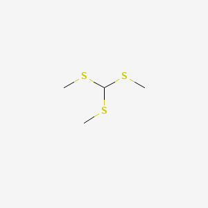 molecular formula C4H10S3 B1581983 三(甲硫基)甲烷 CAS No. 5418-86-0