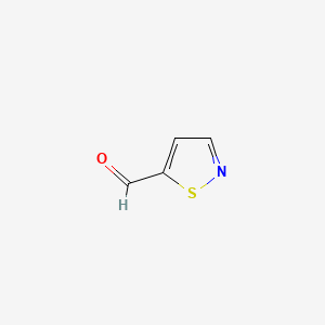 molecular formula C4H3NOS B1581984 Isothiazole-5-carbaldehyde CAS No. 5242-57-9