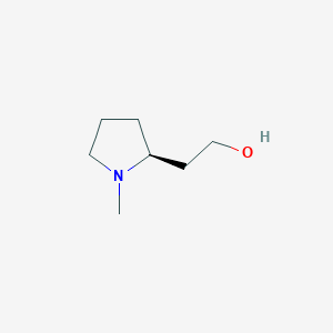 molecular formula C7H15NO B1582015 (S)-2-(1-Methylpyrrolidin-2-yl)ethanol CAS No. 61810-78-4