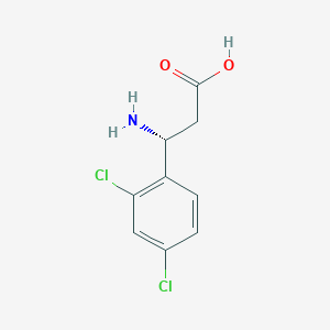 molecular formula C9H9Cl2NO2 B1582019 (R)-3-氨基-3-(2,4-二氯苯基)丙酸 CAS No. 778571-53-2