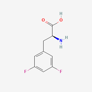 molecular formula C9H9F2NO2 B1582020 3,5-Difluoro-l-phenylalanine CAS No. 31105-91-6