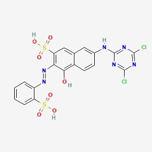 molecular formula C19H12Cl2N6O7S2 B1582030 Reactive Orange 1 CAS No. 6522-74-3