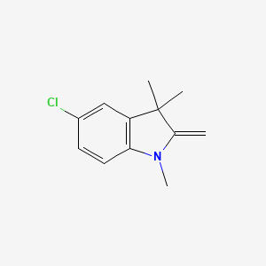 molecular formula C12H14ClN B1582031 5-氯-1,3,3-三甲基-2-亚甲基吲哚 CAS No. 6872-17-9