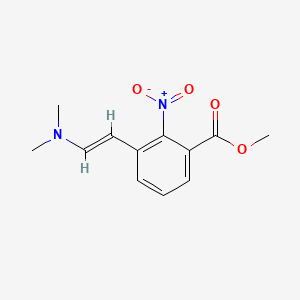 B1582034 Benzoic acid, 3-((1E)-2-(dimethylamino)ethenyl)-2-nitro-, methyl ester CAS No. 68109-89-7