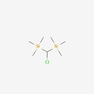 molecular formula C7H19ClSi2 B1582036 Bis(trimethylsilyl)chloromethane CAS No. 5926-35-2