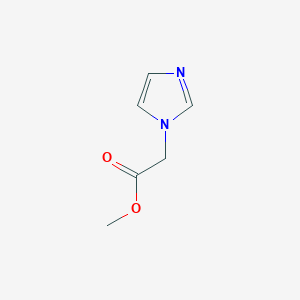 molecular formula C6H8N2O2 B1582039 Methyl 1H-imidazol-1-ylacetate CAS No. 25023-22-7