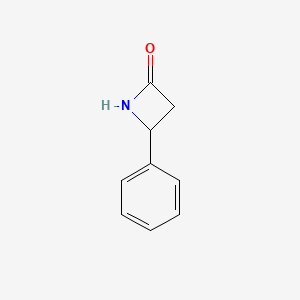 molecular formula C9H9NO B1582041 4-Phenylazetidin-2-one CAS No. 5661-55-2