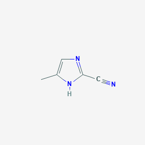 molecular formula C5H5N3 B1582045 4-Methyl-1H-imidazole-2-carbonitrile CAS No. 70631-95-7