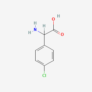 molecular formula C8H8ClNO2 B1582052 2-Amino-2-(4-chlorophenyl)acetic acid CAS No. 6212-33-5