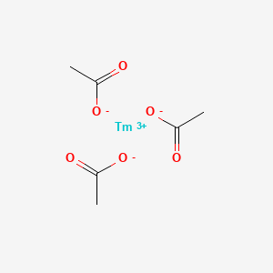 molecular formula C6H9O6Tm B1582081 Thulium acetate CAS No. 39156-80-4