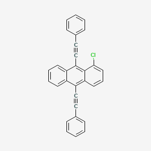 molecular formula C30H17Cl B1582083 1-Chloro-9,10-bis(phenylethynyl)anthracene CAS No. 41105-35-5