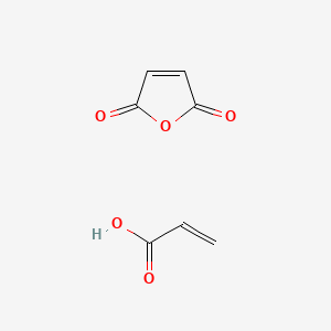 molecular formula C7H6O5 B1582103 Furan-2,5-dione;prop-2-enoic acid CAS No. 26677-99-6