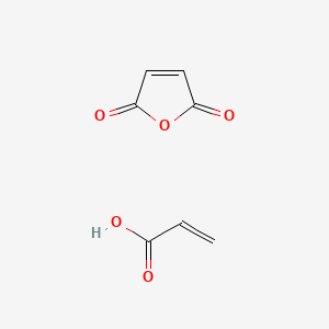 molecular formula C7H6O5 B1582103 Acrylic acid, polymer with maleic anhydride CAS No. 26677-99-6
