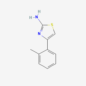 molecular formula C10H10N2S B1582106 4-(o-Tolyl)thiazol-2-amine CAS No. 5330-79-0
