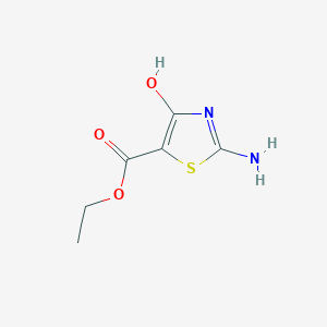 molecular formula C6H8N2O3S B1582111 Ethyl 2-amino-4-hydroxythiazole-5-carboxylate CAS No. 72218-74-7