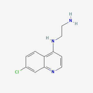 molecular formula C11H12ClN3 B1582113 N1-(7-氯喹啉-4-基)乙烷-1,2-二胺 CAS No. 5407-57-8