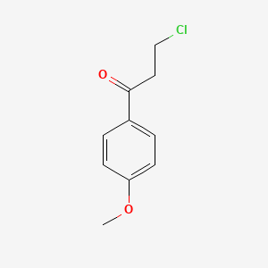 molecular formula C10H11ClO2 B1582116 3-Chloro-1-(4-methoxyphenyl)propan-1-one CAS No. 35999-20-3