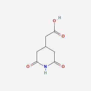 molecular formula C7H9NO4 B1582118 (2,6-Dioxo-piperidin-4-yl)-acetic acid CAS No. 6258-28-2