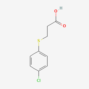 molecular formula C9H9ClO2S B1582121 3-[(4-Chlorophenyl)sulfanyl]propanoic acid CAS No. 6310-27-6