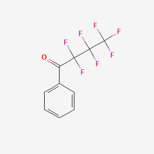 molecular formula C10H5F7O B1582123 Heptafluoropropyl phenyl ketone CAS No. 559-91-1