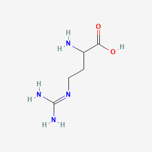 molecular formula C5H12N4O2 B1582128 2-Amino-4-guanidinobutanoic acid CAS No. 2978-24-7