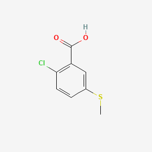 molecular formula C8H7ClO2S B1582134 2-氯-5-(甲硫基)苯甲酸 CAS No. 51546-12-4