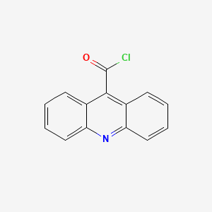 molecular formula C14H8ClNO B1582136 9-Acridinecarbonyl chloride CAS No. 66074-67-7