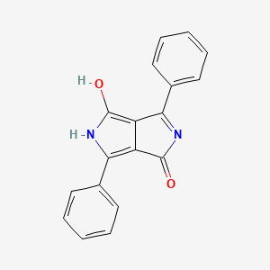 molecular formula C18H12N2O2 B1582138 3,6-Diphenyl-2,5-dihydropyrrolo[3,4-c]pyrrole-1,4-dione CAS No. 54660-00-3