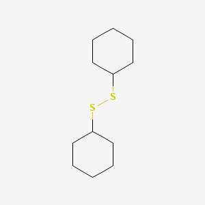 molecular formula C12H22S2 B1582164 Dicyclohexyl disulfide CAS No. 2550-40-5