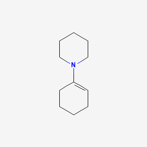 molecular formula C11H19N B1582165 1-(1-piperidino)cyclohexene CAS No. 2981-10-4